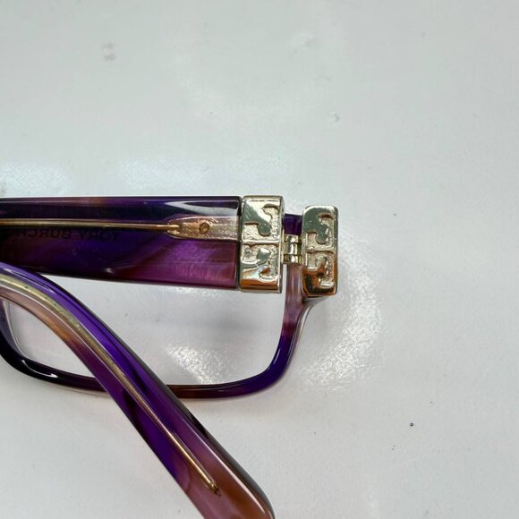 Tory Burch TY 2024 1079 Eyeglasses – Purple Tortoise | 53□15 135 - Picture 6 of 11